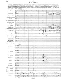 Partition I, Vision, Le chant de la cloche, Op. 18, Indy, Vincent d 