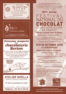 Mise en page 1 - Festival National du Chocolat