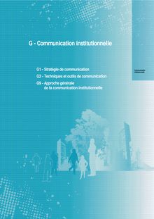 G - Communication institutionnelle