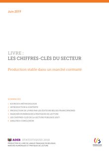 Chiffre marché Belgique livre papier ebook 