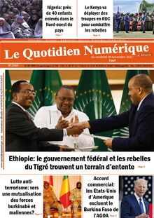 Le Quotidien Numérique d’Afrique n°2065 - Du vendredi 4 novembre 2022