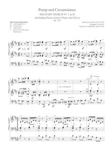 Partition complète, Pomp et Circumstance, Op.39, Elgar, Edward par Edward Elgar