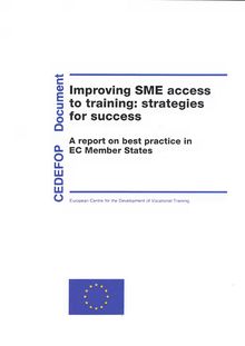 Improving SME access to training