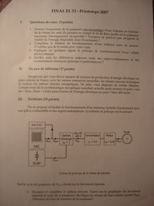 UTBM 2007 el53 sources d energie electrique genie electrique et systemes de commande semestre 2 final