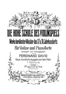 Partition complète, Sonatæ, violon solo, … ab Henrico I F Biber … Anno MDCLXXXI.