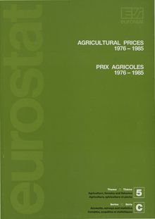 Agricultural prices 1976-1985
