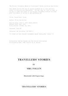 Travellers  Stories