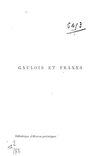 Gaulois et Franks / Raoul Postel