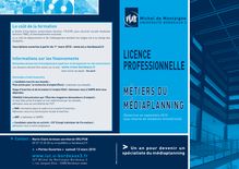 LICENCE PROFESSIONNELLE
