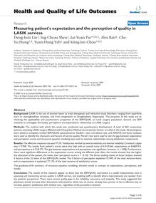 Measuring patient s expectation and the perception of quality in LASIK services