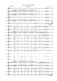 Partition Conductor Score, Jaime Alfonso - Obertura, Santos Carrión, Julián