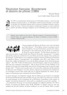 Révolution française, Bicentenaire et dessins de presse (1989)