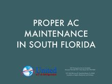 A/C Repair Services by United A/C & Refrigeration