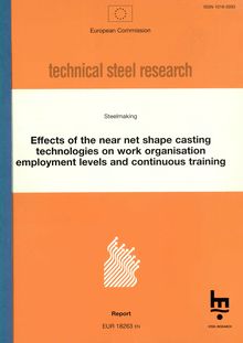 Effects of the near net shape casting technologies on work organisation employment levels and continuous training