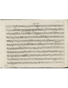 Partition Bassi, clavecin Concerto en G major, Op.6, G major, Haueisen, Wolfgang Nicolaus