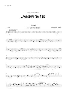 Partition violoncelle, Lasterhaftes Trio, WesenAuer, Peter par Peter WesenAuer