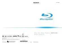 Notice Lecteur Blu-ray Disc Sony  BDP-S500