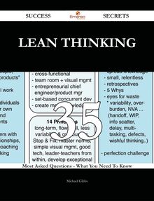 lean thinking 35 Success Secrets - 35 Most Asked Questions On lean thinking - What You Need To Know