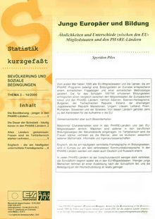 Statistik kurzgefaßt. Bevölkerung und soziale Bedingungen Nr. 14/2000. Junge Europäer und Bildung