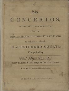 Partition Complete clavier , partie, 6 clavier Concertos et a Sonata