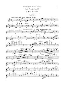 Partition flûte 1, 2, 3 (doubles Piccolo),  No.2, Suite caractéristique