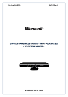 STRATEGIE MARKETING DE MICROSOFT KINECT POUR XBOX 360 « VOUS ETES ...