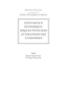 Intelligence économique, risques financiers et stratégies des entreprises.