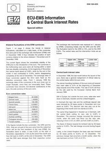ECU-EMS Information & Central Bank Interest Rates. Special edition