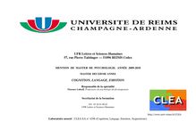 UFR Lettres et Sciences Humaines rue Pierre Taittinger REIMS Cedex
