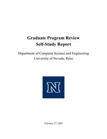 Graduate Program Review Self-Study Report