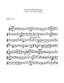 Partition cor 1, 2 (F), Orfeo ed Euridice, Orphée et Eurydice; Orpheus und Eurydike