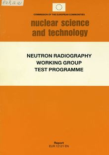 Neutron radiography working group test programme