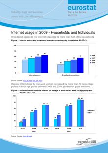 Internet usage in 2009