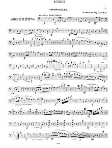 Partition violoncelle (alternate), Piano Sextet, Op.77b, Grand Sextuor pour Piano, Flûte, Clarinette, Basson, Cor et Contre-Basse