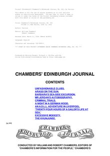 Chambers s Edinburgh Journal, No. 441 - Volume 17, New Series, June 12, 1852