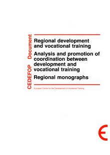 Regional development and vocational training
