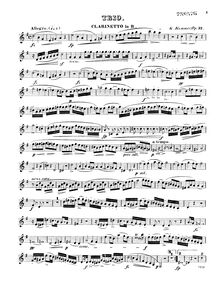 Partition clarinette, Trio pour flûte, clarinette et basson, Op.32