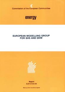 European modelling group for SHSD and DHW