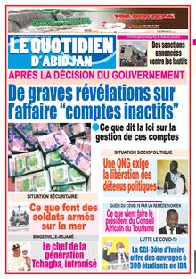Le Quotidien d’Abidjan n°3058 - du mardi 23 mars 2021