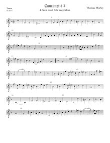 Partition ténor viole de gambe, octave aigu clef, chansonnettes, ou Little Short chansons to Three Voyces