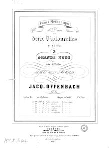 Partition Book II: parties complètes, Duos pour 2 violoncelles, Op.54