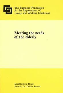Meeting the needs of the elderly