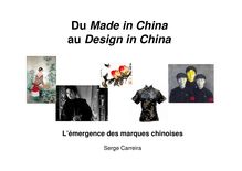 Du Made in China au Design in China