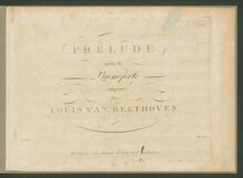 Partition complète, Prelude pour Piano F-dur, WoO 55, F minor, Beethoven, Ludwig van par Ludwig van Beethoven