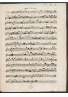 Partition hautbois 1, Harmonie, Partita; Octet-Partita, E♭ major