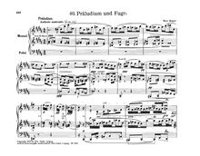 Partition complète, Prelude et Fugue en G-sharp minor, G♯ minor