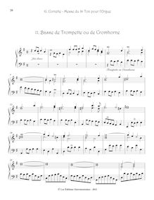 Partition , Basse de Trompette ou de Cromhorne, Messe du 8e Ton pour l’Orgue