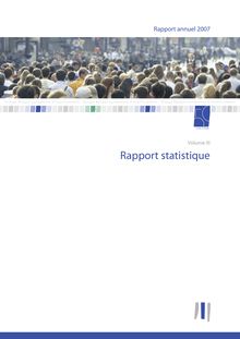 Rapport annuel 2007 - Rapport statistique