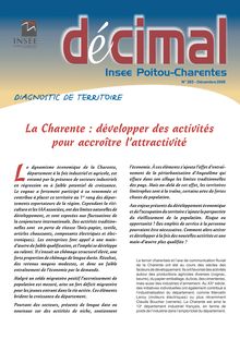 La Charente : développer des activités pour accroître lattractivité