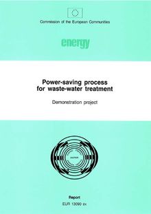 Power-saving process for waste-water treatment